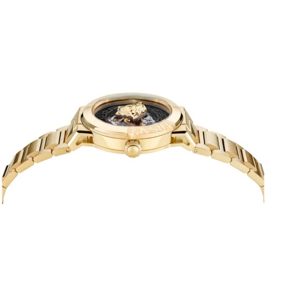 Versace Limited Edition Gold Skeleton Automatic 40mm Watch - Picture 3 of 4